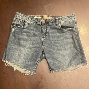 Kut from the Kloth Blue Jean Shorts